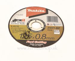 Kotúč rezný Makita 125x0,8 mm B-45733